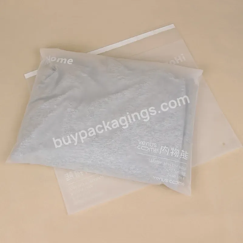 Frosted Transparent Bag Eco-friendly T-shirts Underwear Children Clothes Packaging Bag Matte Frosted Self-adhesive Bag Printed - Buy Self-adhesive Bag For Clothing,Custom Printed Bag Eco-friendly Frosted Transparent Underwear Garment Clothes Bags Sel