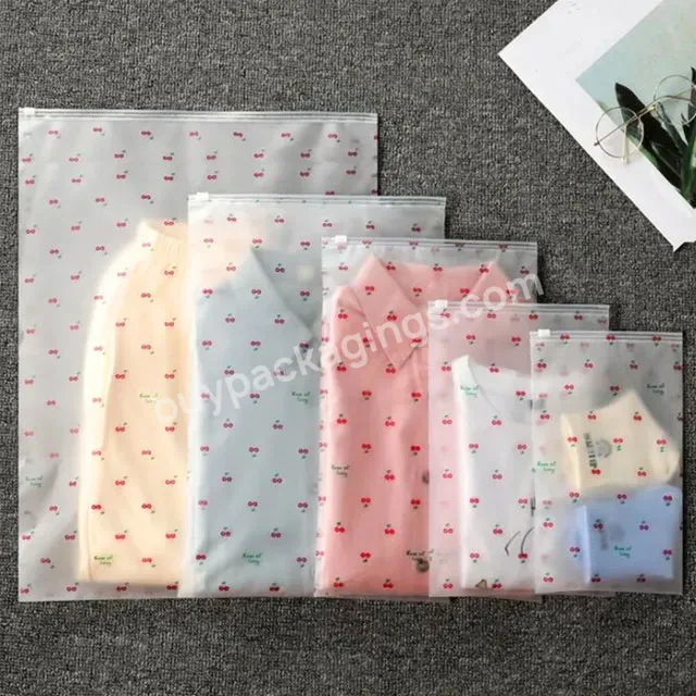 Frosted Zipper Garment Clothes Waterproof Pvc Zip Lock Custom Storage Packaging Plastic Bags With Logo - Buy Hot Selling Eco Friendly Zipper Resealable Clothes Packaging Frosted Plastic Ziplock Bag,Custom Printed Frosted Pvc Resealable Ziplock T-shir