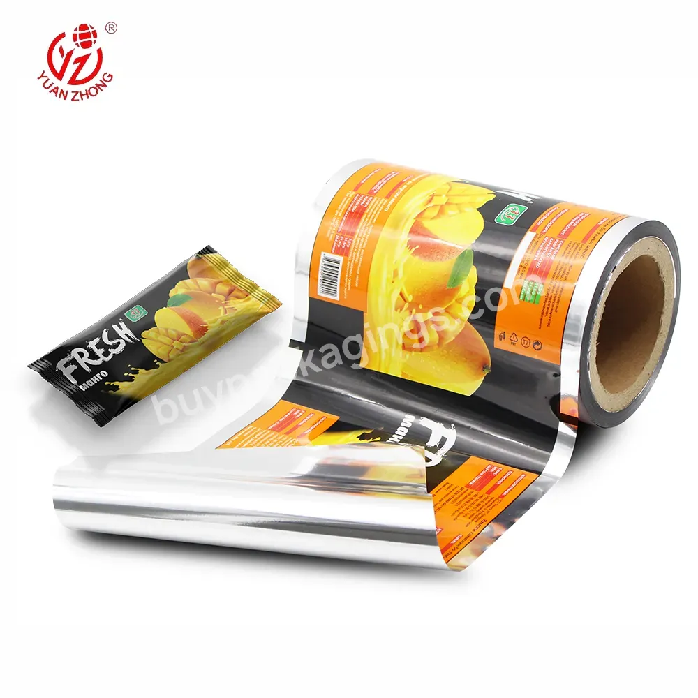 Frozen Food Packaging Ice Cream Bar/ Ice Pops Jelly Stick Candy Wrapper Food Packaging Plastic Film Roll - Buy Stretch Film,Packaging Film Wraps,Custom Print Plastic Foil Laminated Heat Sealed Flexible Food Packaging Materials Roll Stock Film For Aut
