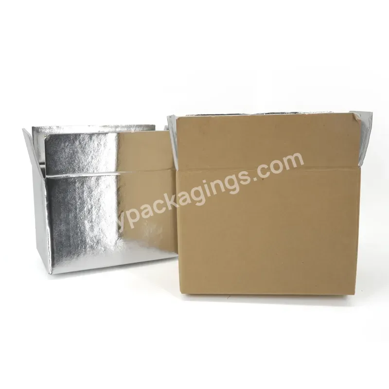 Frozen Food Usage Foam Insulated Box Thermal Insulated Cartons - Buy Frozen Food Usage Foam Insulated Box Thermal Insulated Cartons,Insulated Food Cooler Packaging Boxes Carton For Transporting Frozen Shipping Cold Chain Insulation Box Paper Refriger