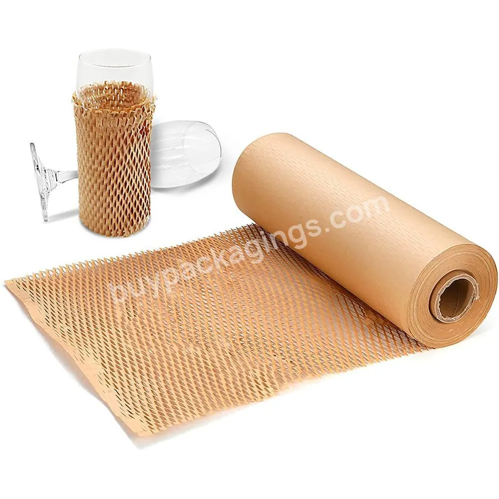 FSC Certificate Honeycomb Paper Packing Filler Material Cushioning Shipping Fragile Items Recyclable Wrapping Paper