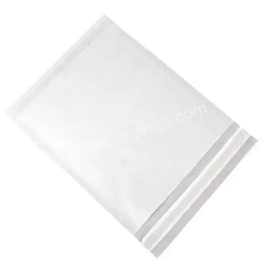 FSC Certificated Recyclable Clothing Packaging Bag Eco White Kraft Lined Coated Glassine Waxed Paper Bags Translucent Envelopes