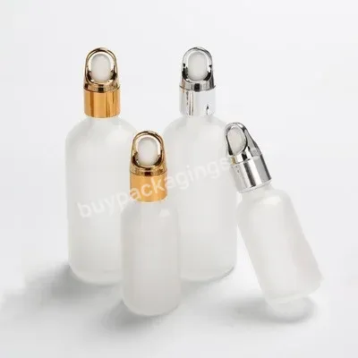 Fts White Matte Glass Dropper Bottle Luxury Serum Empty Essential Oil Bottle Customized Color And Logo - Buy White Matte Glass Dropper Bottle,Luxury Serum Empty Essential Oil Bottle,Customized Color And Logo.