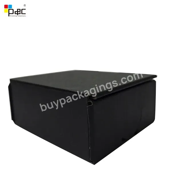 Full Black E Flute Corrugated Black Paper Packaging Package Foldable Paper Box Ship By Sheet Save Shipping Cost - Buy Full Black E Flute Corrugated Black Paper,Foldable Package Boxes,Ship By Sheet Save Shipping Cost.