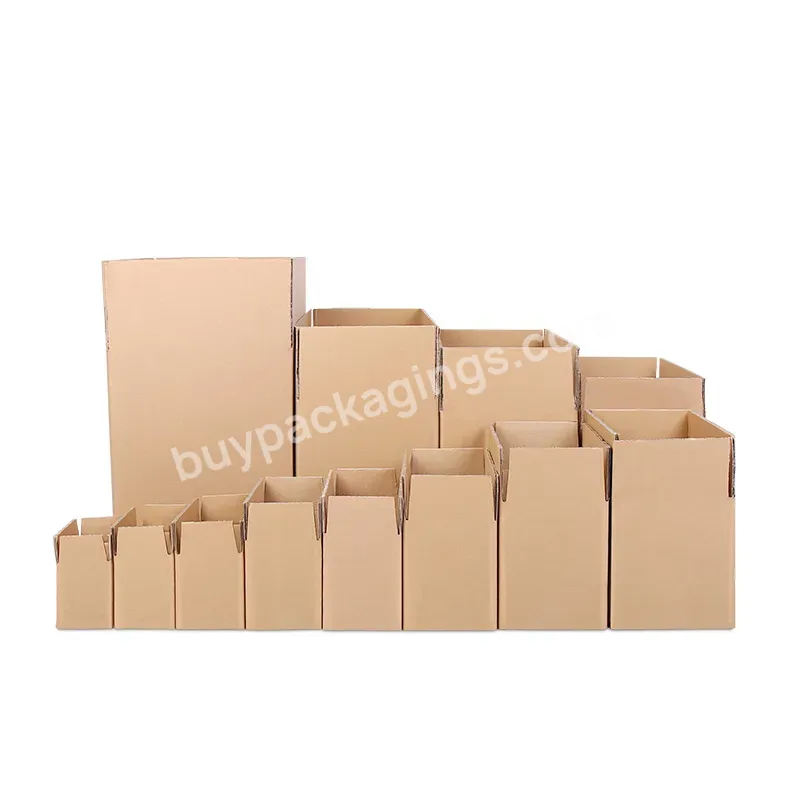 Funle 100psc Customized Logo Batch Color Carton Small Gift Packing Box Express Transport Packing Box Blank Paper Carton - Buy Small Gift Packing Box,Packaging Carton Small Gift Packing Box,Customized Gift Packing Box.