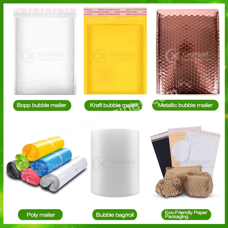 Gdcx Free Sample In Stock 6x9 Blank Creatrust Factories Custom Oem Mailers Polybags 6 X 9 Envelopes White Poly Mailer Bags
