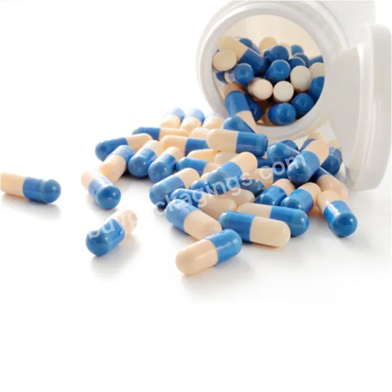 Gelatin Hard Empty Pill Clear Medicine Capsule