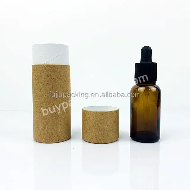 Glass Dropper Bottle Paper Tube Essential Oil Bottle Packaging Cylinder Round Paper Box - Buy Glass Dropper Bottle Customized Logo Paper Tube,Essential Oil Bottle Packaging Cylinder Round Paper Tube,Customized Size Glass Bottle Packaing Paper Tube.
