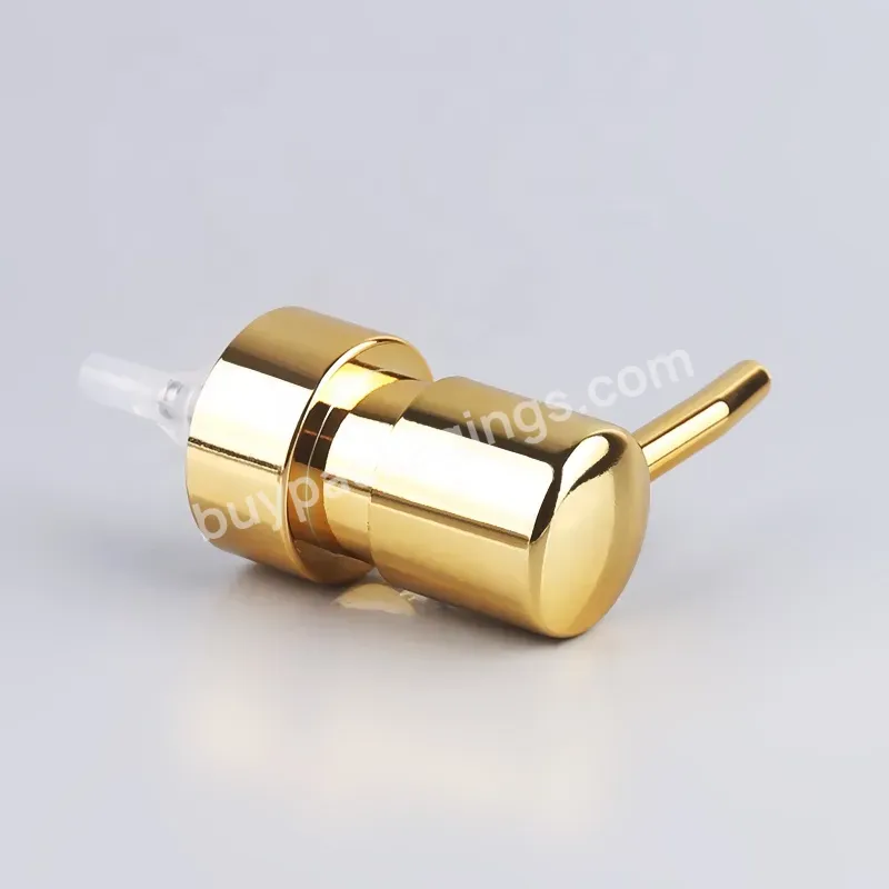 Good Quality 28-400 Plastic Shampoo Lotion Pump Golden Hand Wash Liquid Soap Dispenser Pump