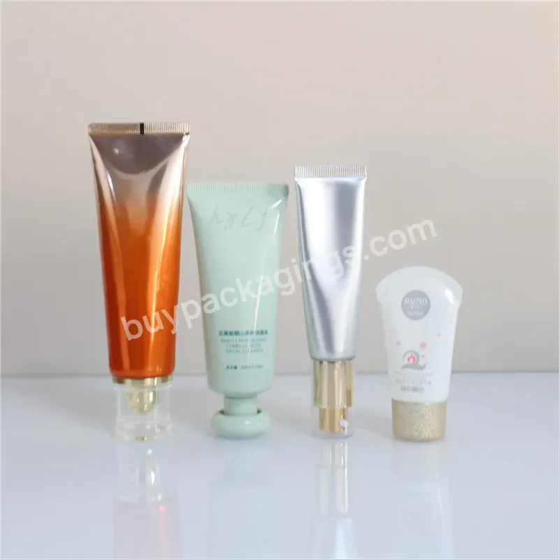 Good Quality 50 75ml 100ml 6.7oz Sugarcane Cosmetic Packaging Hand Face Body Wash Skin Cream Foundation Bb Lotion Airless Tube - Buy Skincare Airless Tubes Packaging Silver Pink Sugarcane Empty Plastic 30ml 50nl 80ml Eye Cream Airless Pump Tube For C