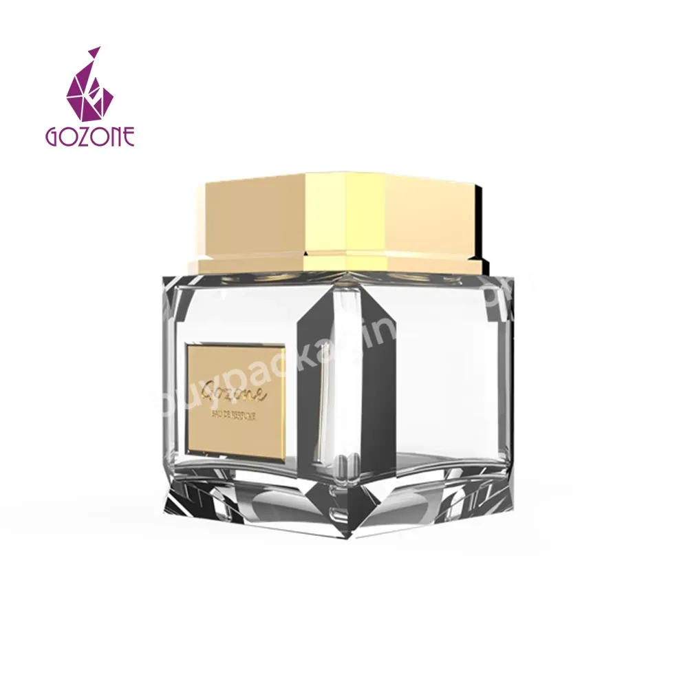 Good Quality Custom Square Arabic Bakhoor Luxury Clear Saffron Glass Jar - Buy Bakhoor Container,Glass Bottle Jar,Glass Storage Containers.