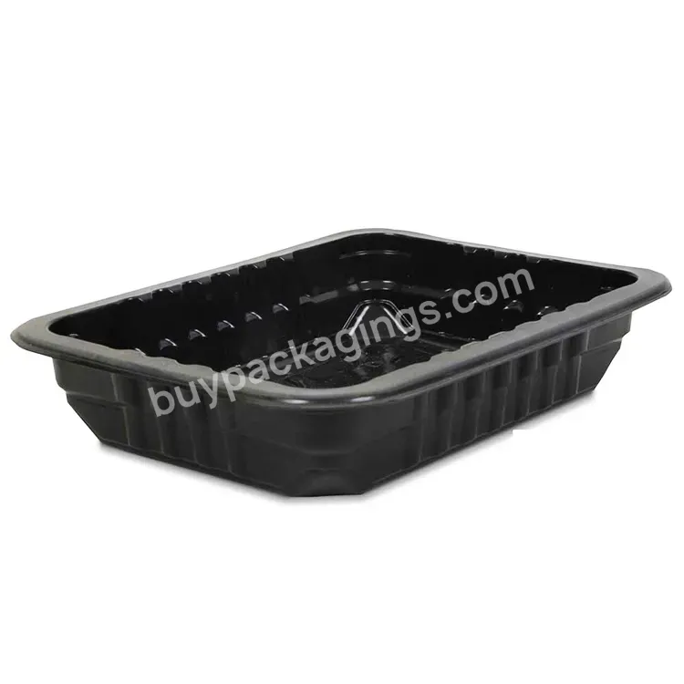 Good Quality Disposable Clear Plastic Supermarket Packaging Fruit Vegetable Tray