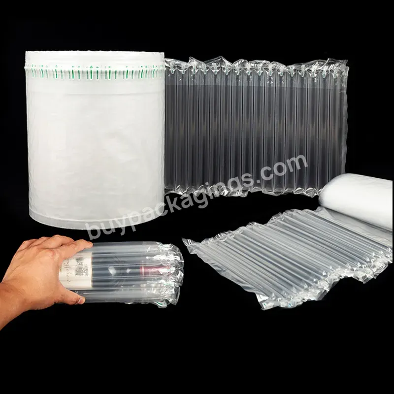 Good Quality Packaging Cushioning Air Column Film Bubble Film Protection Wrap Roll - Buy Inflatable Air Column Roll,Express Transportation Protective Film,Wine Bottle Bubble Film Bag Wrap.