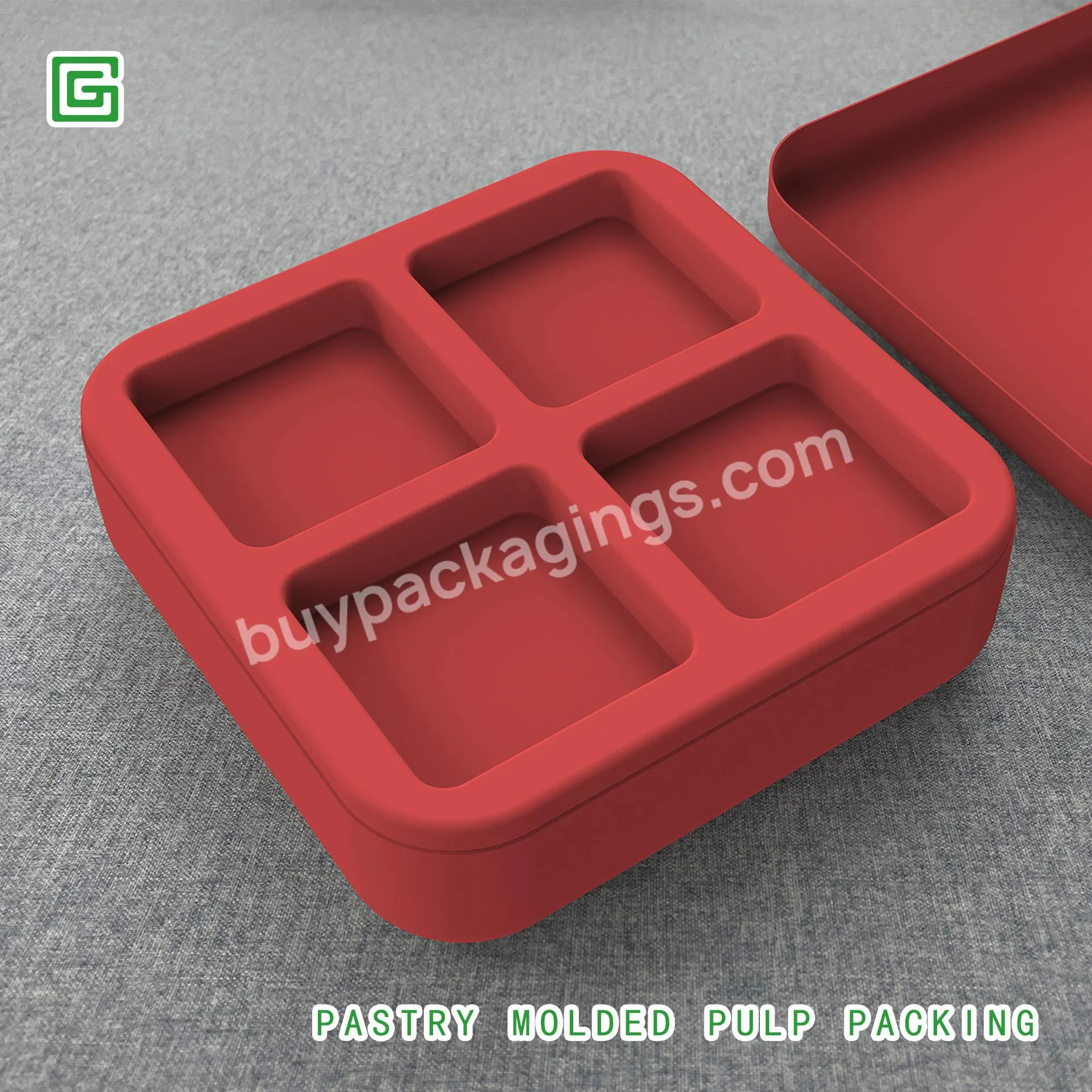 Good Selling Wet Press Foil Stamping Sugarcane Fancy Double Tray Gift Paper Molded Pulp Box Packaging - Buy Custom Logo Box,Gift Box,Cosmetic Paper Box.