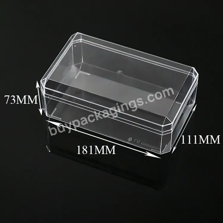 Gpps Hard Clear Chocolate Gift Boxes Plastic Gummy Candy Food Case Cookie Box Packaging Gift Case Dessert Box