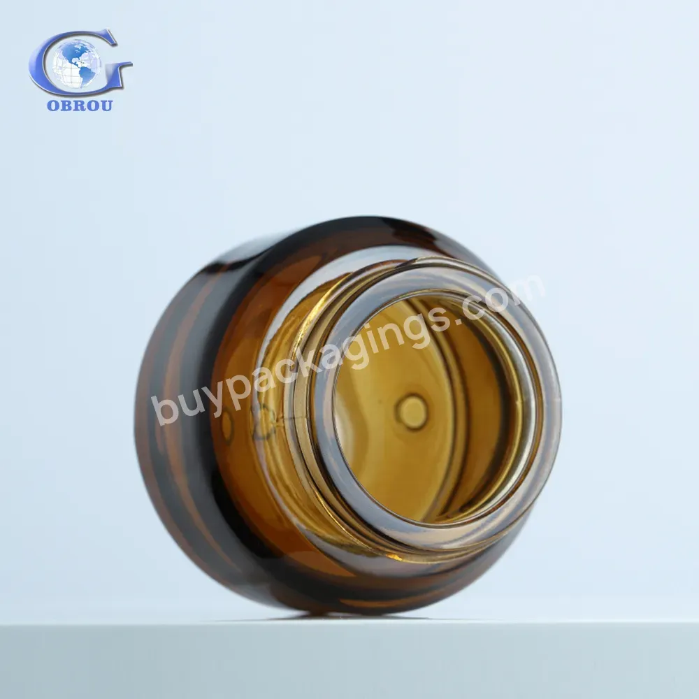 Green Amber Clear Round Frosted Glass Jar Bottle Suppliers Amber Black Clear Glass Cosmetic Cream Jars And Lids Wholesale - Buy Glass Jar,Glass Jar Bottle,Glass Jars.