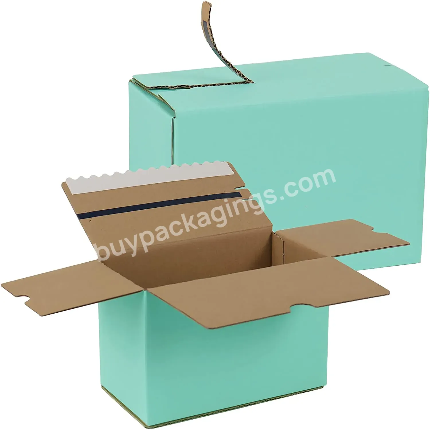 Green Wholesale Customize Logo Packaging Box Present Carton Paper Boxes With Zipper - Buy Zipper Mailing Box,Packing Boxes For Small Business,Cartoon Paper Box.