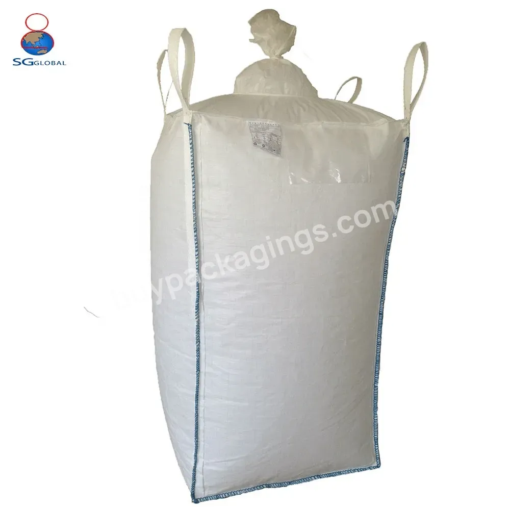 Grs Ce Certified China Factory Wholesale Pp Plastic Packaging Polypropylene Woven 1000kg 1500kg 2000kg Fibc Bulk Jumbo Big Bag - Buy Big Bag,Used Fibc Bags,Polypropylene Big Jumbo Bags.