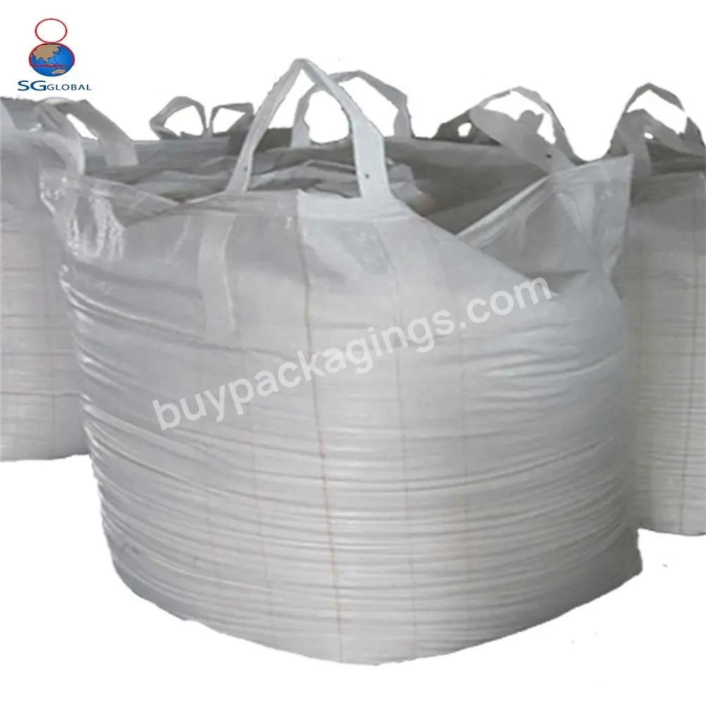 Grs Certified Customized Size Packing Fertilizer Sand Cement Asphalt Metal Ore Polypropylene Fibc Bulk 1 Ton Jumbo Super Big Bag - Buy Big Bag,Big Bags 1000kg,1 Ton Woven Bulk Bag.