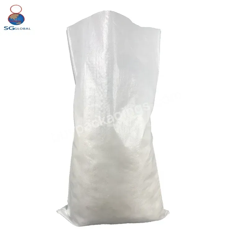 Grs Oem Factory Agriculture Use Custom White Salt Feed Pp Woven Raffia Sack Polypropylene Packaging Rice Bag For 25kg 50kg - Buy Rice Bag Size,Plastic Bag For Rice 50kg,Bags For Coal Packaging.
