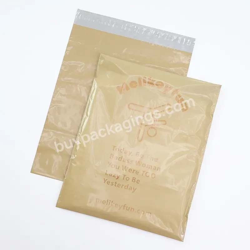 Guangzhou 100 Pcs Beige Waterproof And Tear-proof Poly Gold Mailer Envelopes Shipping Bags - Buy Envelopes Shipping Bags,Waterproof And Tear-proof Poly Mailer,Beige Shipping Bags.