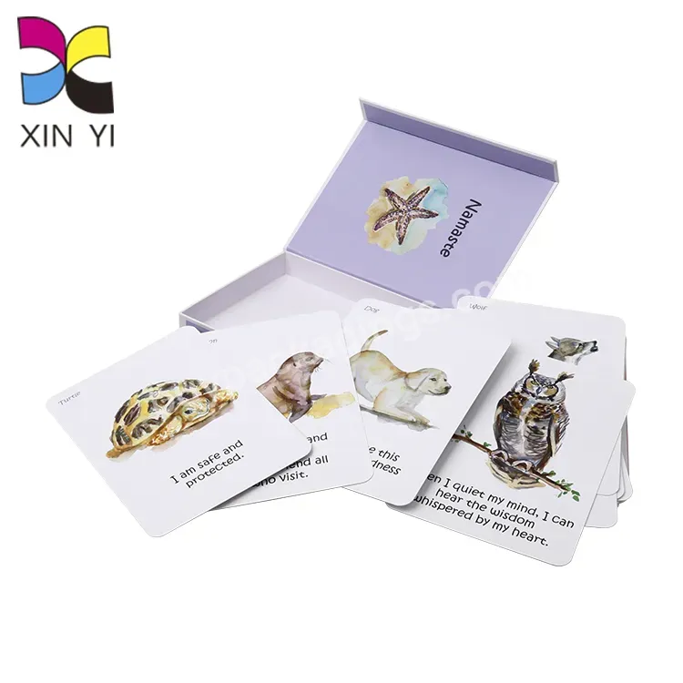 Guangzhou Printing Factory Customized Matt Laminated Colorful Playing Cardstock For Children