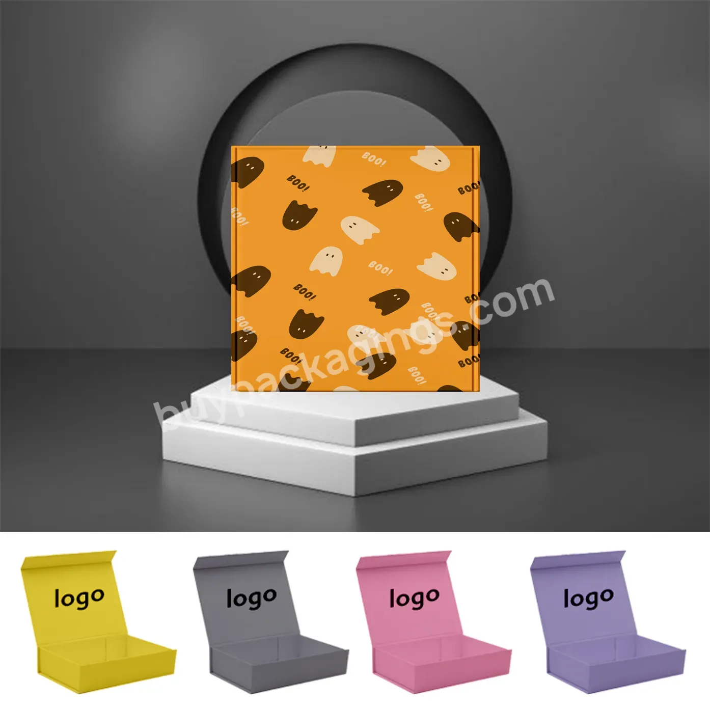 Halloween Magnetic Foldable Corrugated Branded Clothing Paper Packaging Gift Box Beauty Packaging - Buy Gift Box,Packaging Box Cardboard,Foldable Paper Box Corrugated Paper Box Packaging.