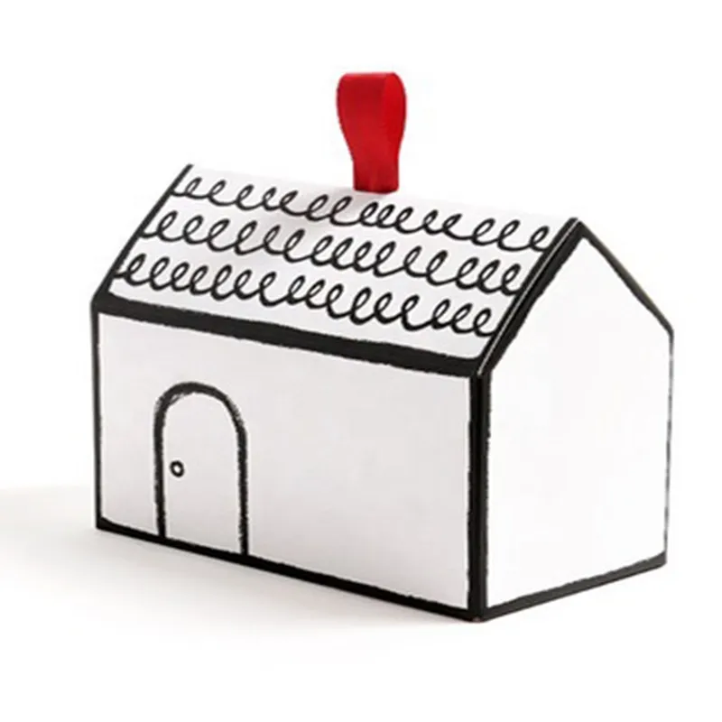 Hand-painted small house styling candy box biscuit packaging gift box