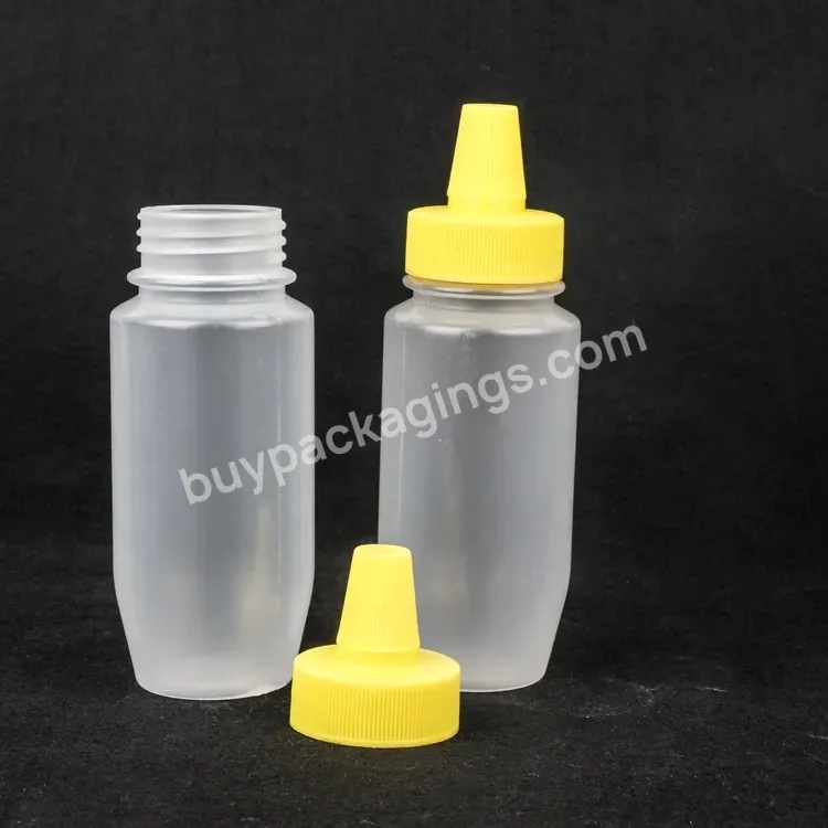 Hdpe 150ml Plastic Squeeze Bottles For Honey - Buy Squeeze Honey Bottle,Honey Plastic Packing Bottle,Squeezable Honey Bottles.