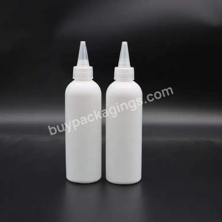 Hdpe 7oz Plastic Boston Shoulder With Long Nozzle Applicator Squeeze Bottles For Hair Oil - Buy Squeeze Bottles For Hair Oil,Hdpe Bottle For Hair Oil,Hdpe 7oz Plastic Bottles.