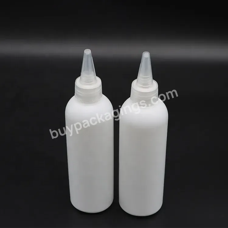 Hdpe 7oz Plastic Boston Shoulder With Long Nozzle Applicator Squeeze Bottles For Hair Oil - Buy Squeeze Bottles For Hair Oil,Hdpe Bottle For Hair Oil,Hdpe 7oz Plastic Bottles.