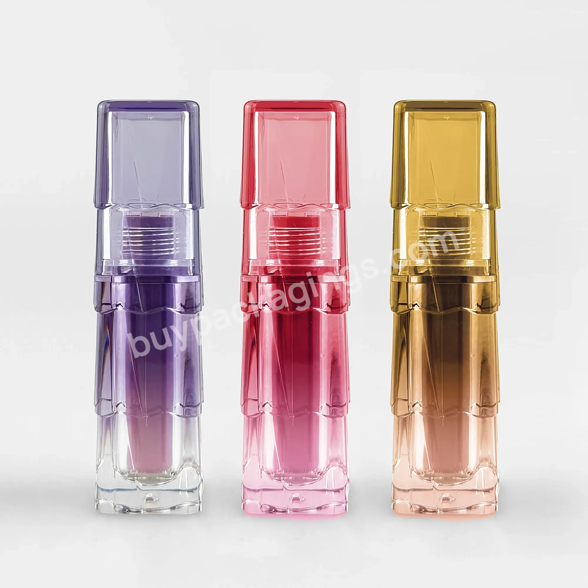 Healifty Purple Lip Gloss Clear Container 3ml Mini Empty Lip Gloss Tubes Containers High-end Private Label