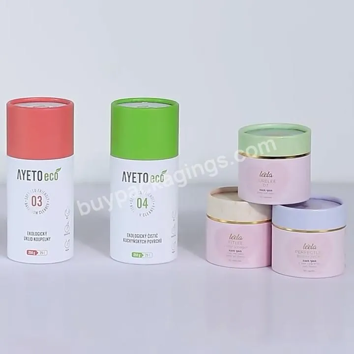 heavy duty paper can tin tea packaging cylinder cosmetic diffuseur de parfum box cardboard tube