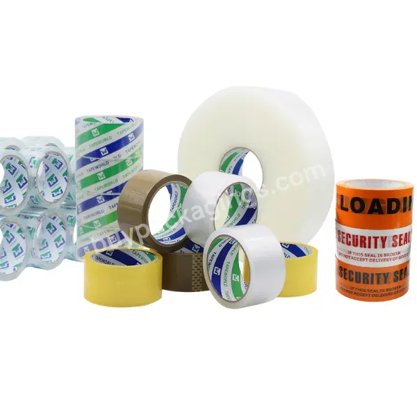 High Adhesive Custom Logo Printed Tape Clear Bopp Carton Sealing Packing Adhesive Acrylic Tape