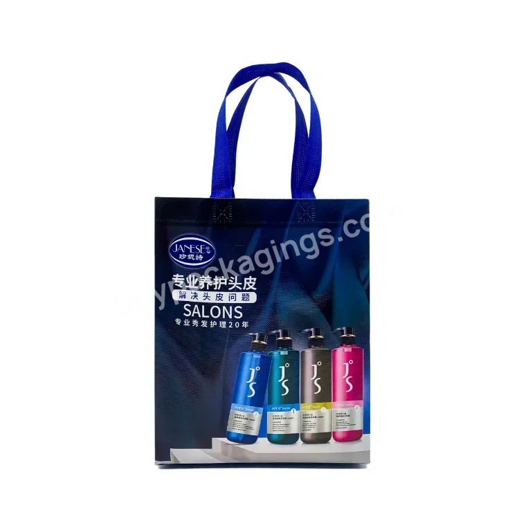 High Capacity Eco-friendly Laminated Waterproof Reusable Pp Non Woven Shopping Bag With Reinforced Handle - Buy Pp Non Woven Bag,Waterproof Non Woven Bag,Pp Non Woven Bag With Handle.