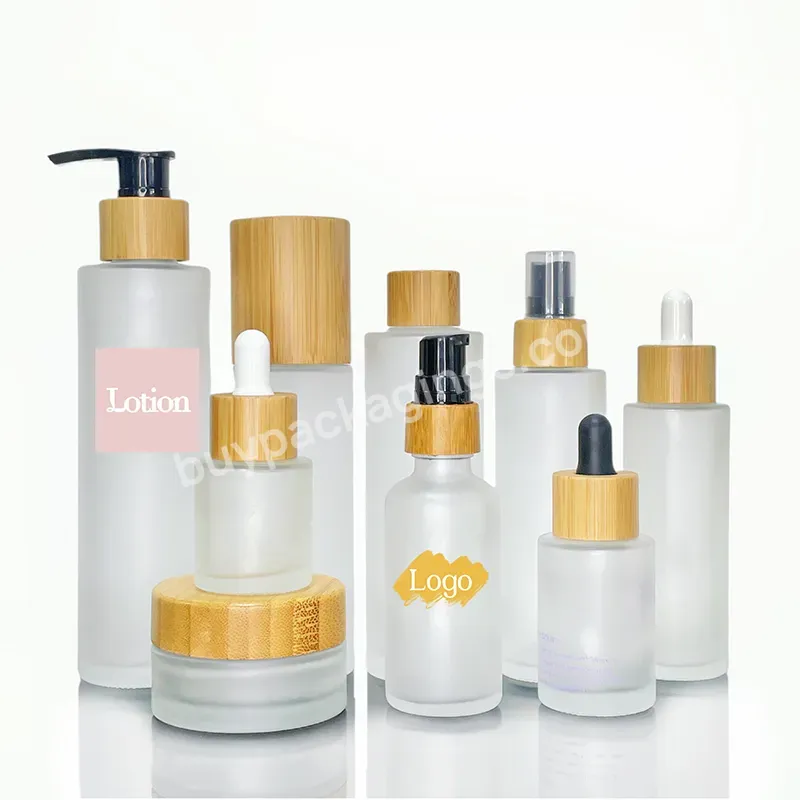 High Class Bamboo Cosmetic Packaging 30ml 50ml 100ml 200ml Essential Oil Bamboo Bottle 5g 30g 50g 100g Bamboo Jar - Buy Bamboo Cosmetic Packaging,Empty Wholesale Clear Frosted Cosmetic Bamboo Packaging Cream Jar And Bamboo Lotion Pump Bottle Roll On