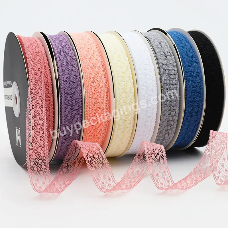 High Quality 1.8cm*50y Gauze Lace Ribbon Roll Wedding Party Decorations Craft Ribbons Gifts Wrapping - Buy High Quality 1.8cm*50y Gauze Lace Ribbon Roll,Decorations Craft Ribbons,Gifts Wrapping.
