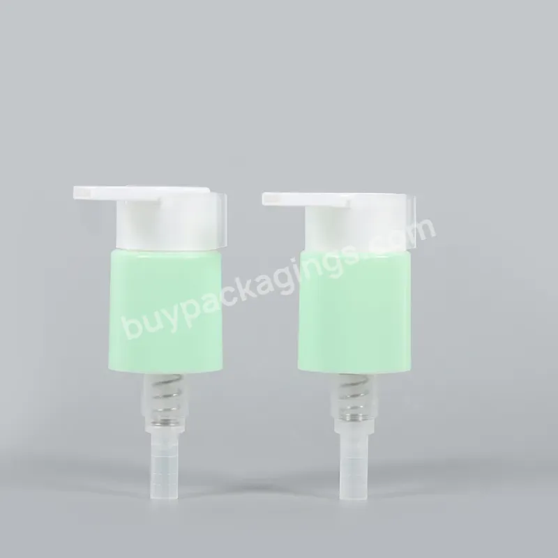 High Quality 24/410 28/410 Plastic Cosmetics Airless Body Bottle Green Sprayer Face Cream Pump - Buy Plastic White Pump Dispenser For Cream Bottle,24/410 28/410 Cream Treatment Pump For Hand Sanitizer Packaging,Left Right Switch Lotion Pump Sprayer F