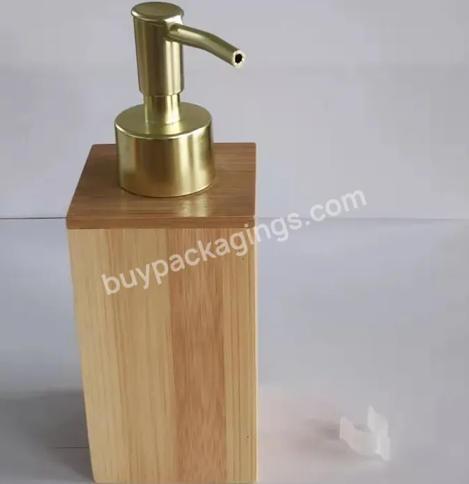 High Quality 250ml Eco-friendly Bamboo Hand Wash Lotion Bottle Wooden Shampoo Container Packaging - Buy Custom Logo Bamboo Lotion Bottle,Hand Sanitizer Foaming Liquid Soap Dispenser Bottle For Hotel,Environment- Friendly Gel Container Packaging.