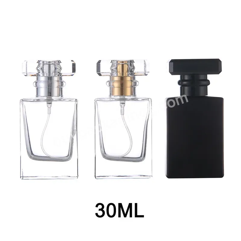 High Quality 30ml/50ml Square Glass Perfume Bottle Clear Spray Bottle Empty Fragrance Packaging Bottle Refillable - Buy 50ml Square Spray Bottle,30ml Glass Spray Bottle,Spray Bottle Perfume 30ml.