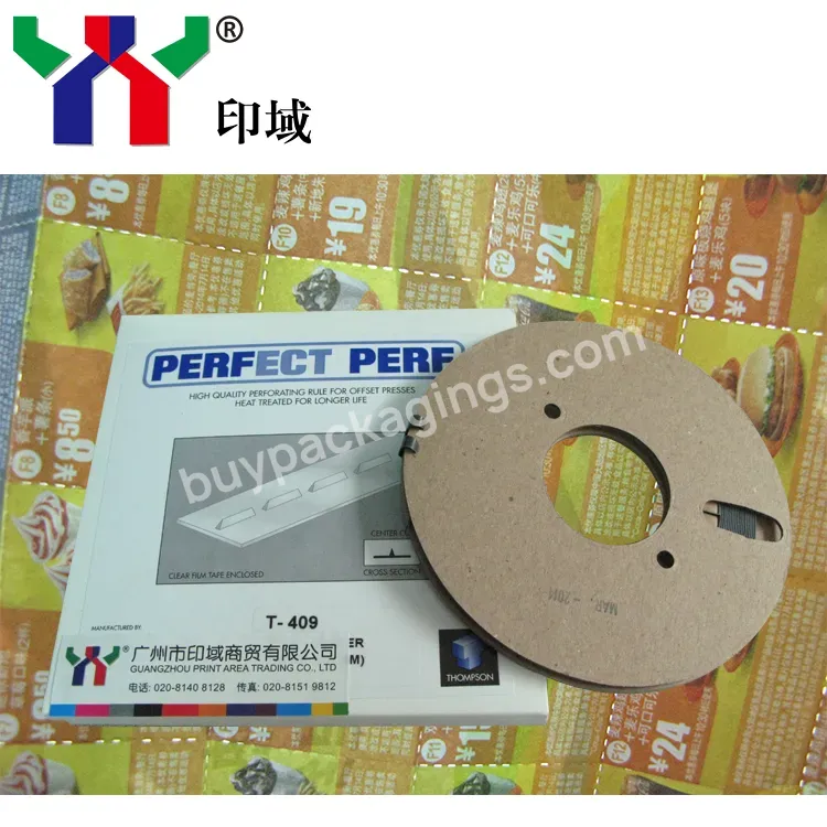 High Quality America Original Perfect Perf Perforating Rule For Offset Presses - Buy America Perforating Rule,Perforating Rule,High Quality Perforating Rule.