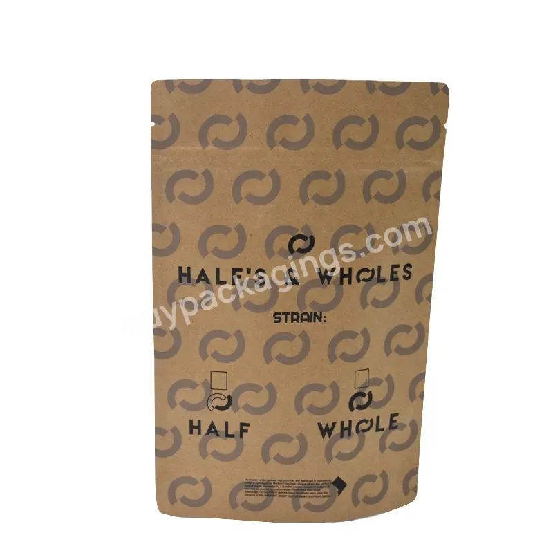 High Quality Biodegradable Stand Up Bags Eight Side Seal Kraft Paper With Zipper Bag - Buy Biodegradable Stand Up Bags,Eight Side Seal Kraft Paper Bag,Kraft Paper Bag With Zipper.