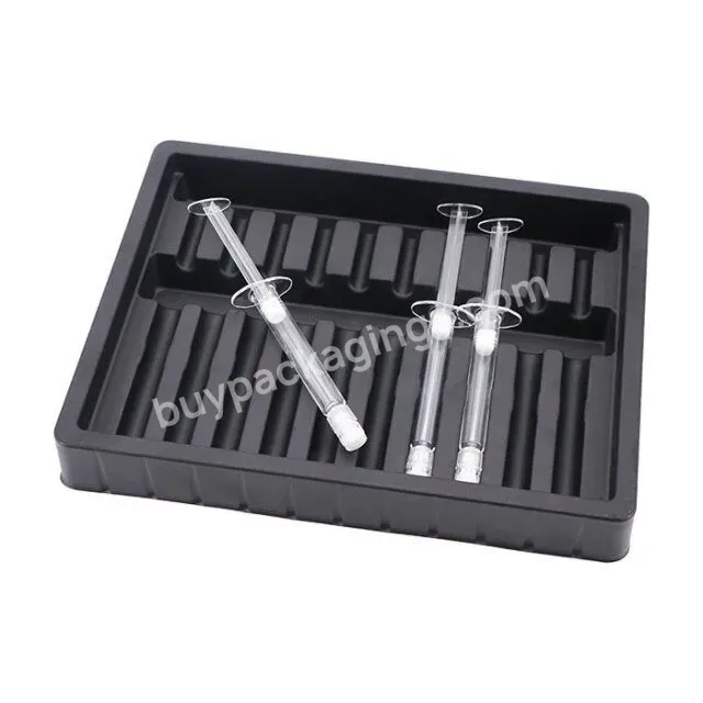 High Quality Black Rectangle Thickness Stackable Medical Blister 1 Ml Syringe Tray - Buy Plastic Blister Syringe Tray,High Quality Black Medical Blister Syringe Tray,Rectangle Thickness Stackable Syringe Tray.