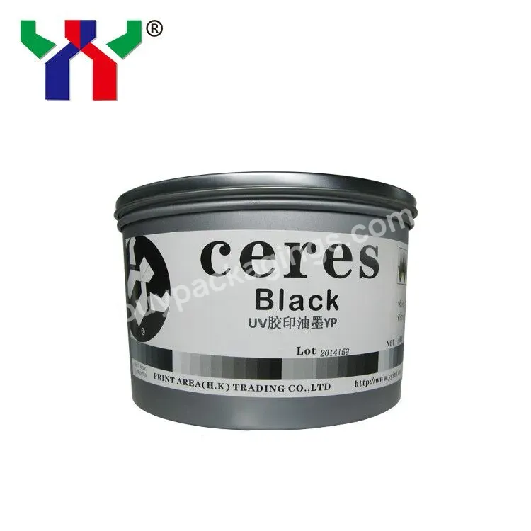High Quality Ceres Uv Offset Printing Ink Yp For Plastic,Black,1kg/can