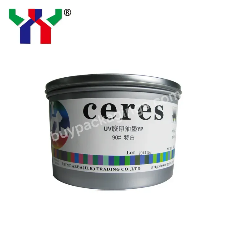 High Quality Ceres Uv Offset Printing Ink Yp For Plastic,Black,1kg/can