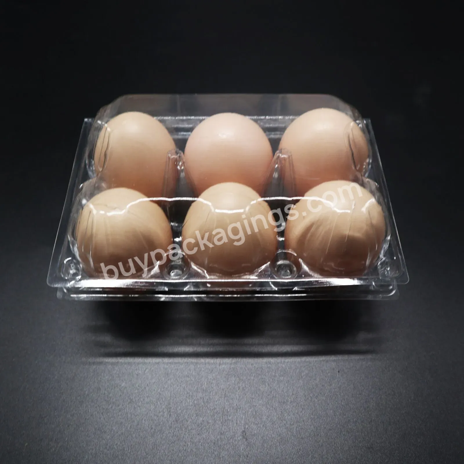 High Quality Clear Plastic Disposable Blister Chicken Egg Packaging Tray Manufacturer