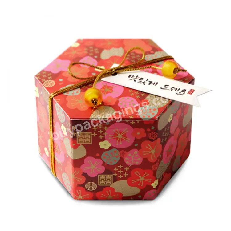 High Quality Colorful Wedding Candy Box Wrapping Gift Boxes For Party Hexagon Creative Gift Paper Box - Buy Wedding Candy Box,Party Wrapping Gift Box,Hexagon Creative Gift Paper Box.