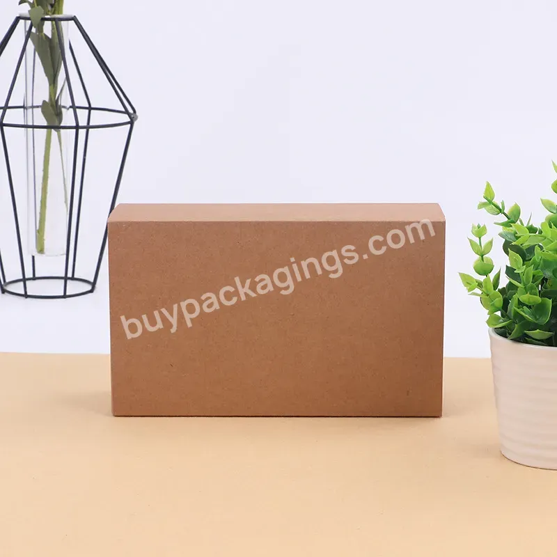 High Quality Contracted Design Folding Drawer Boxes Kraft Paper Gift Paper Box - Buy Paper Boxes,Gift Paper Boxes,Simple Design Paper Box.