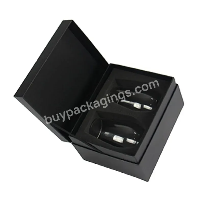 High Quality Custom Designed Black Cardboard Gift Box Packed With Foam Inserts - Buy Gift Boxes,Packaging Boxes,Custom Cardboard Box.