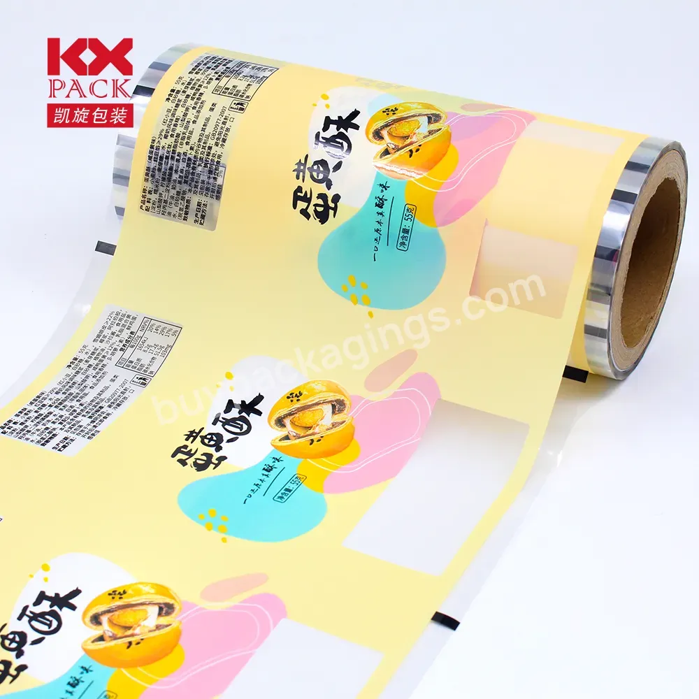High Quality Custom Food Packaging Laminated Roll Film Printed Plastic Packaging Rolls For Sachet Cake Packing - Buy Opp Plastic Packaging Film For Snack Packing,Customized Snack Sealing Pvc Plastic Sachet Laminated Cake Biscuits Cookies Puffed Food